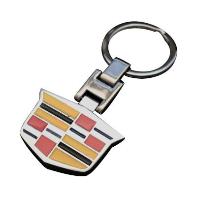 Silver Metal Car Logo Keychains/ Keyrings