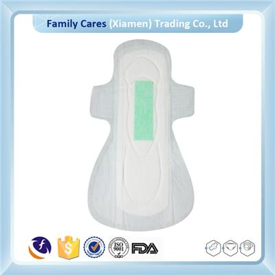 Winged Shape And Super Absorbent Feature Anion Sanitary Napkin
