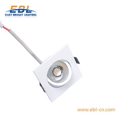 5W Square LED Under Cabinet Light With Optical 40 Degree Lens COB LED Of Cree