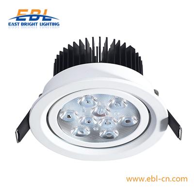 9W Swived High Power LED Down Light With Cree Ra>82  Powerful LED 25 Degree Beam Angle