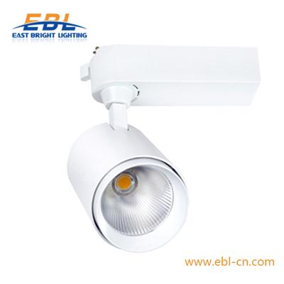 30W COB LED Track Light With Bridgelux Ra>82 COB LED 60 Degree Beam Angle