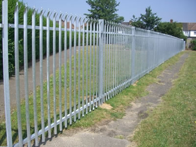 Galvanized Palisade Fence
