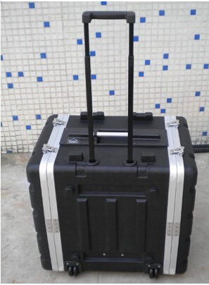 10u rack pilot case with trolley instrument box 