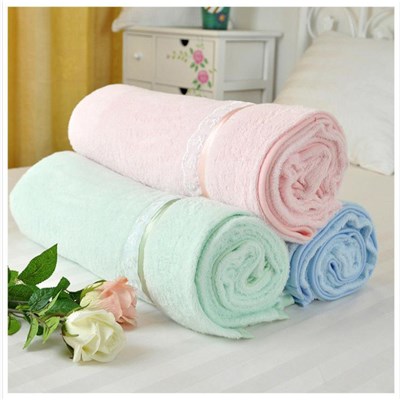 Eco-friendly 100% Bamboo Terry Towel Swaddle Baby Blanket