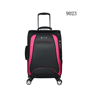 Carry-on suitcase, soft material polyester luggage travel set 