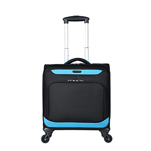Polyester luggage trolley bag travel case cheap luggage
