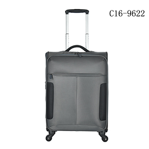travel bag luggage/upright good quality polyester trolley case set 