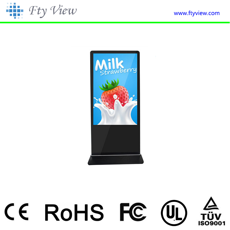 42 Inch stand alone lcd advertising digital signage video display with touch screen
