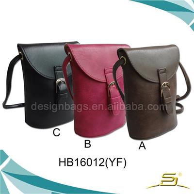 Small Pu Leather Bucket Bag