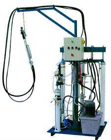 Dual-component rubber extruder