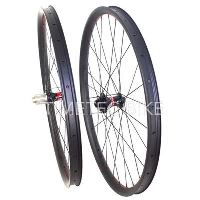 27.5er∣Customized Wheelset ∣35mm Width 25mm Depth∣Tubeless Clincher Compatible ∣Carbon Fiber Mountain Bike Wheelset∣650B MTB Wheels