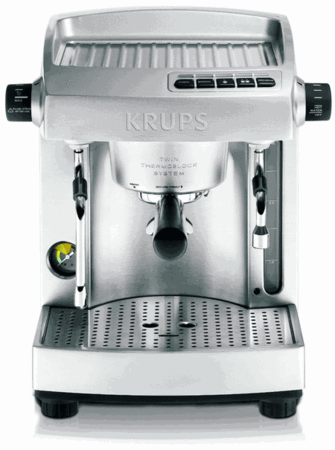 Krups XP618050 Twin Thermoblock Semi-Automatic Espresso Machine