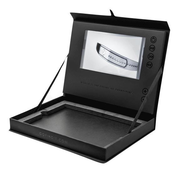 digital jewelry box video player package box