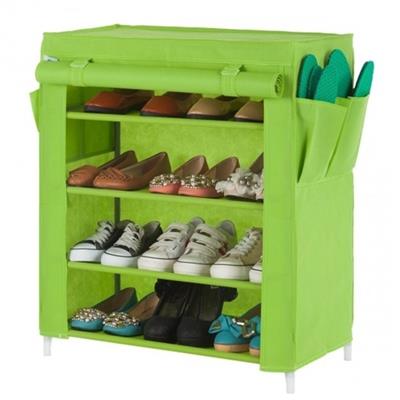 Nice Cheap Plastic Low Shoe Rack With Cover
