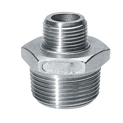 Reducing Hexagonal Nipple, Class 6000, Forged Steel Threaded Fittings, Dn 1/2 Inch X 1/4 Inch
