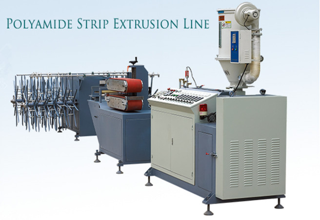 Nylon strip extrusion machine