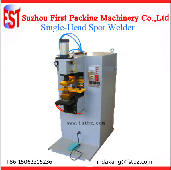 single ear spot welding machine for square can