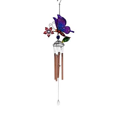 Personalized Butterfly/Dragonfly/Metal/The Garden Decoration Glass Ladybug Wind Chime