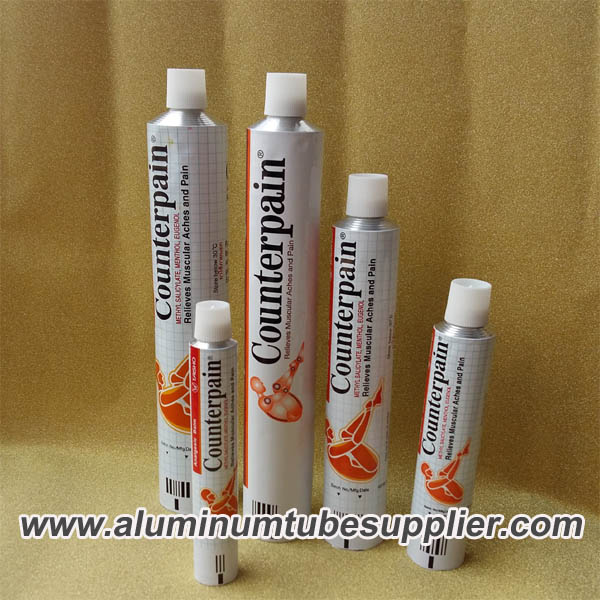 Squeezing Aluminum Tube Container With 99.7% Purity For Personal Care Product