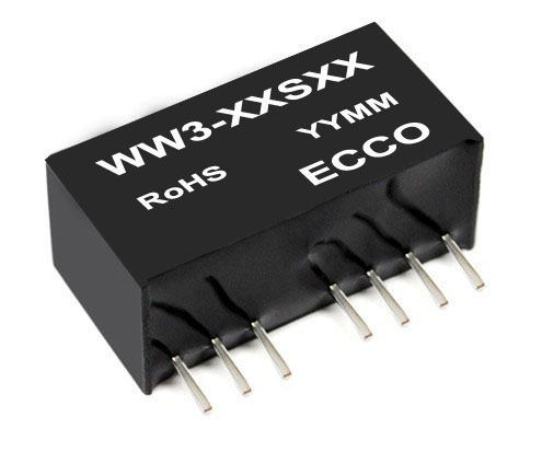 3W DC/DC converter SIP8 package