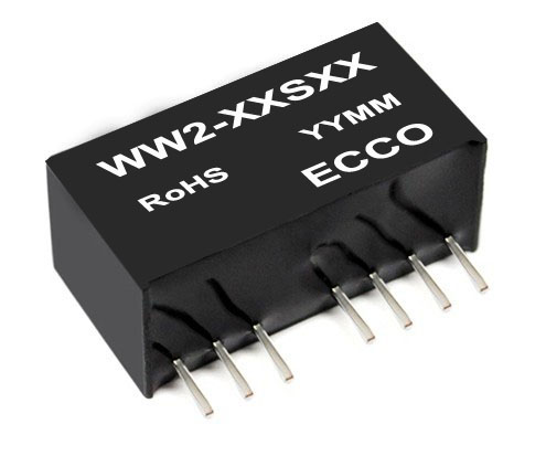 2W DC/DC converter SIP8 package