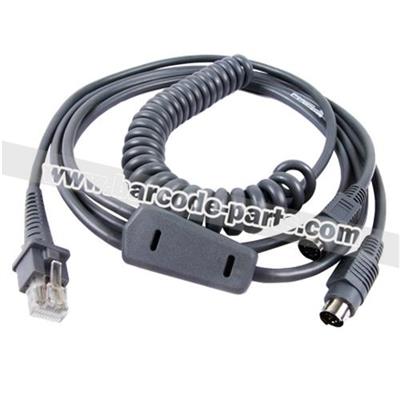 For Datalogic QD2300 Keyboard Wedge PS2 3M Coiled Cable