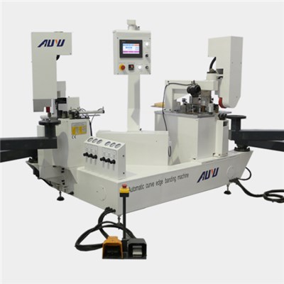 Woodworking PVC Auto Curved Edge Banding Machine With Delta PLC