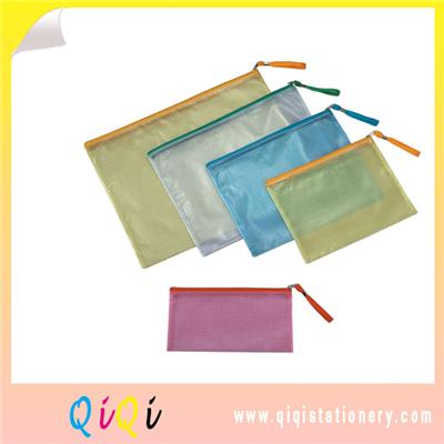 Plastic Envelopes File Folder Bag With Zip Closure