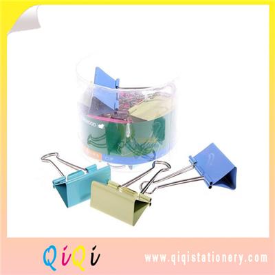 Pvc Box Packing Color Binder Clip
