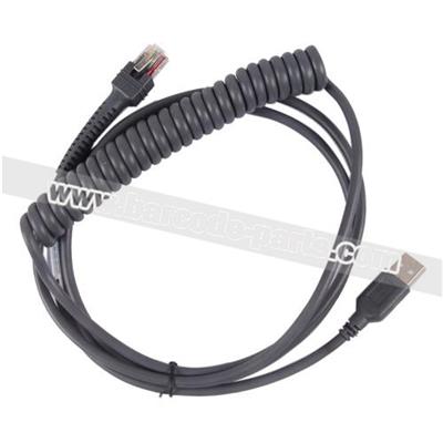 For Symbol LS3408 USB 3M Coiled Cable