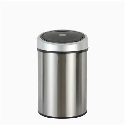 10.5G Brushed Stainless Steel Automatic Sensor Dustbin