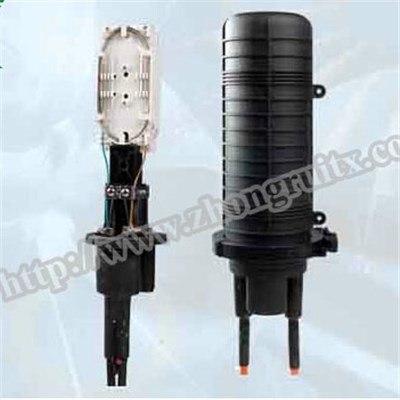 High Quality 2in 2out Max Capaicty 24cores Fiber Optic Splice Closure