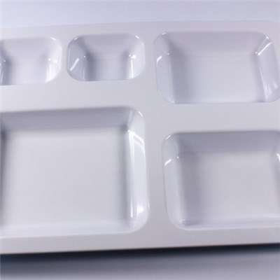 Compartment Plastic Melamine Divided Shool Lunch Tray Plates And Platter