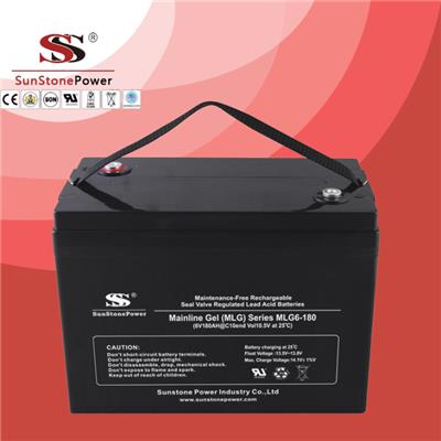 6V 180AH MLG GEL Maintenance Free Rechargeable Lead Acid Deep Cycle UPS Full Solar Accumulator Battery