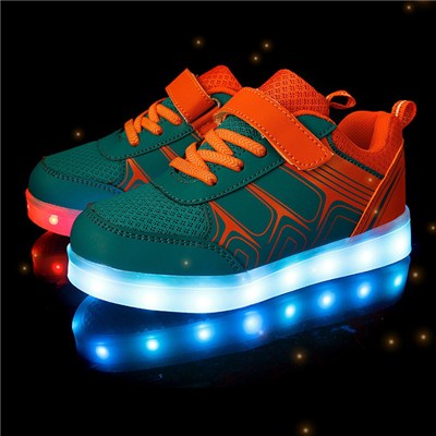 Multicolor Kids LED Shoes Type Of Shoes That Light Up LED High Tops Wholesales