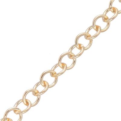 Silver Or Gold Plated Cable Open Link Iron Metal Chain Findings Jewel DIY