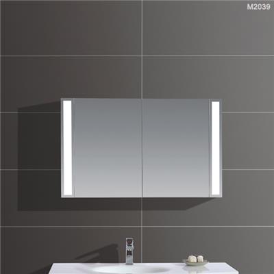 High Quality LED Lighting Mirror Cabinet With Doors