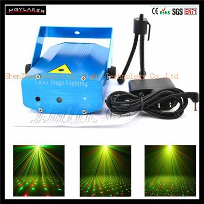 Portable Multi Pattern Adjustment Home Party Music Laser Stage Lights Lighting