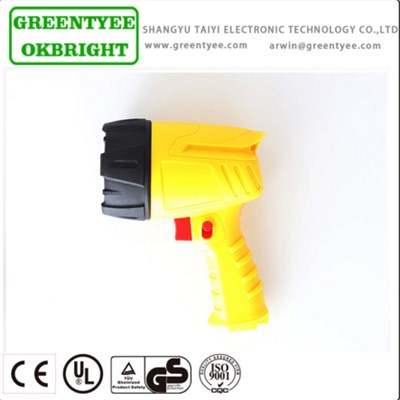 New Style Yellow Color Handheld Moving Spotlight Led