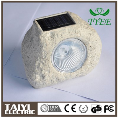 High Quality Portable Durable Stone-shaped Solar Energy Work Light With Strong Magnet