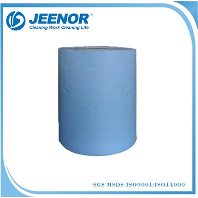 Blue Color Enhanced Automotive Cleaning Paper Towel Jumbo Roll