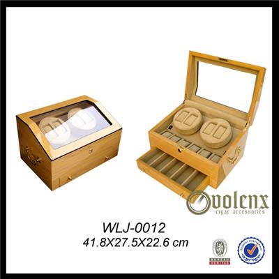 15 Watches Glass Top Wooden Watch Box