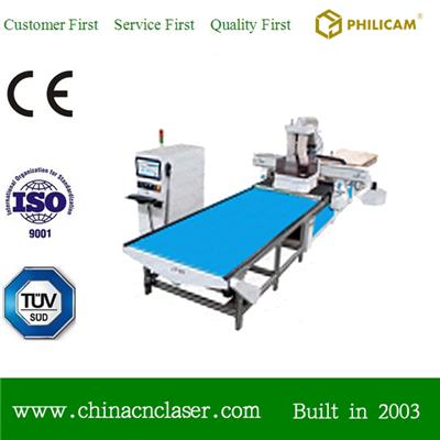 Panel Furniture Production Line With Auto Loading And Unloading Cnc Router