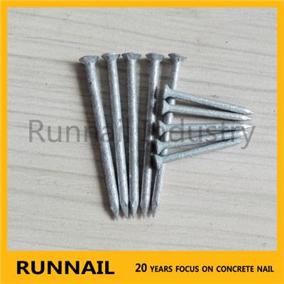 Mechanical Zinc Plated Hardened Steel Nail, >15 Micron Zinc Thickness, Top Rust Proof, 90 Degree Bending Angle, Holland Quality