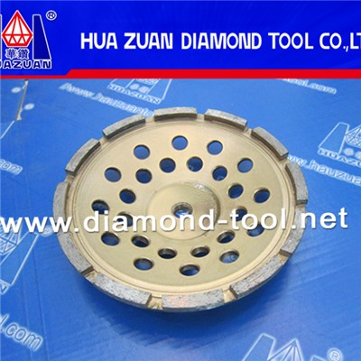 Diamond Single Row Cup Wheel For Stone Concrete Polishing