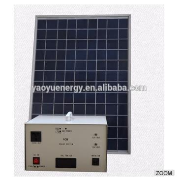 Portable Solar System For Home Use For Mobile Charging For Lighting 60w Solar Home System