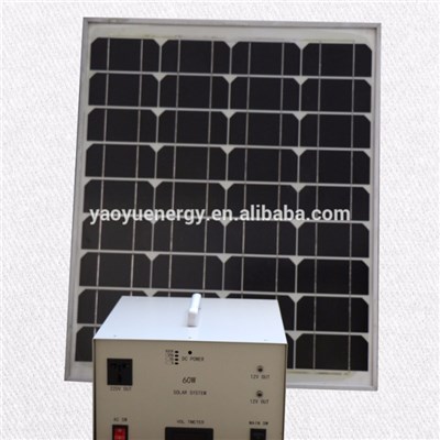 Solar Panel Home Lighting System