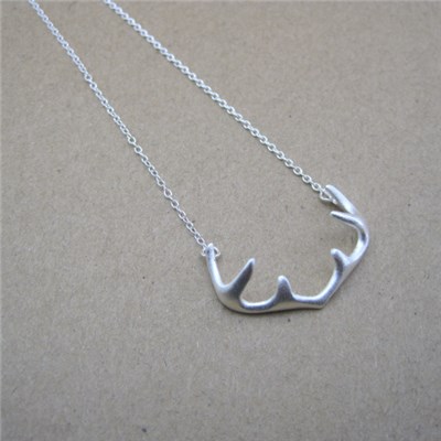 Special Ethnic Antlers Golden Silver Pendants Necklaces SSN003
