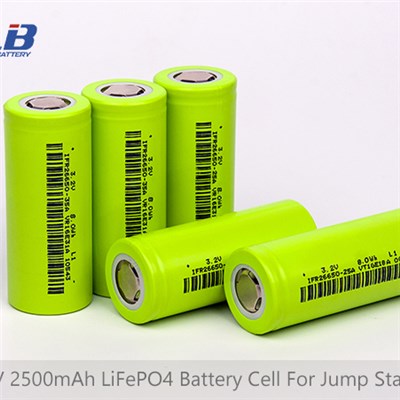3.2V 2500mAh LiFePO4(LFP) Battery Cell For Jump Starter