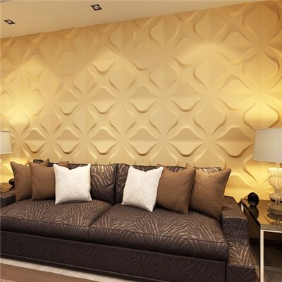 Paintable Decorative PVC 3d Wall Panels/Boards For Home Interior Design